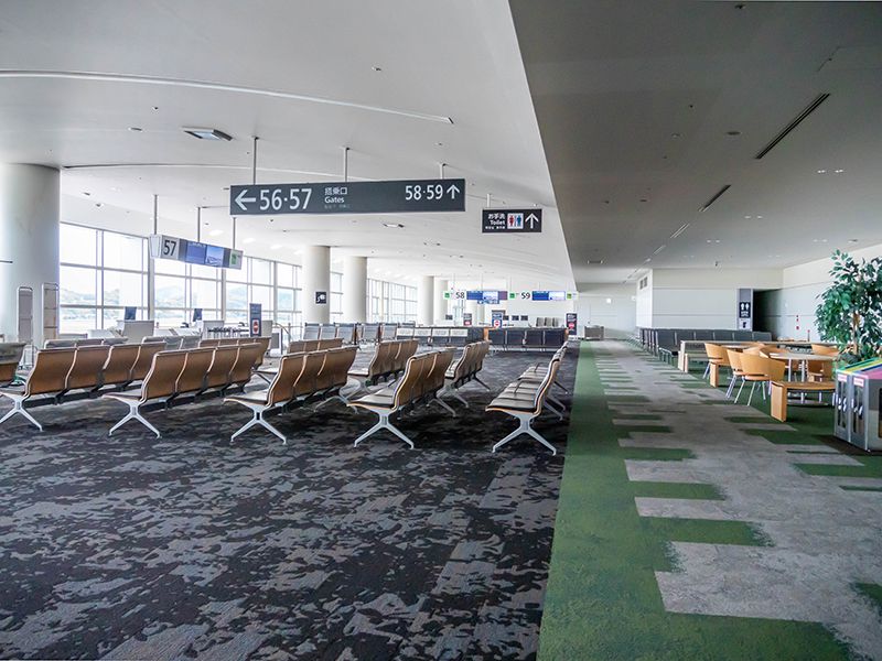 A picture of Boarding Gate area
