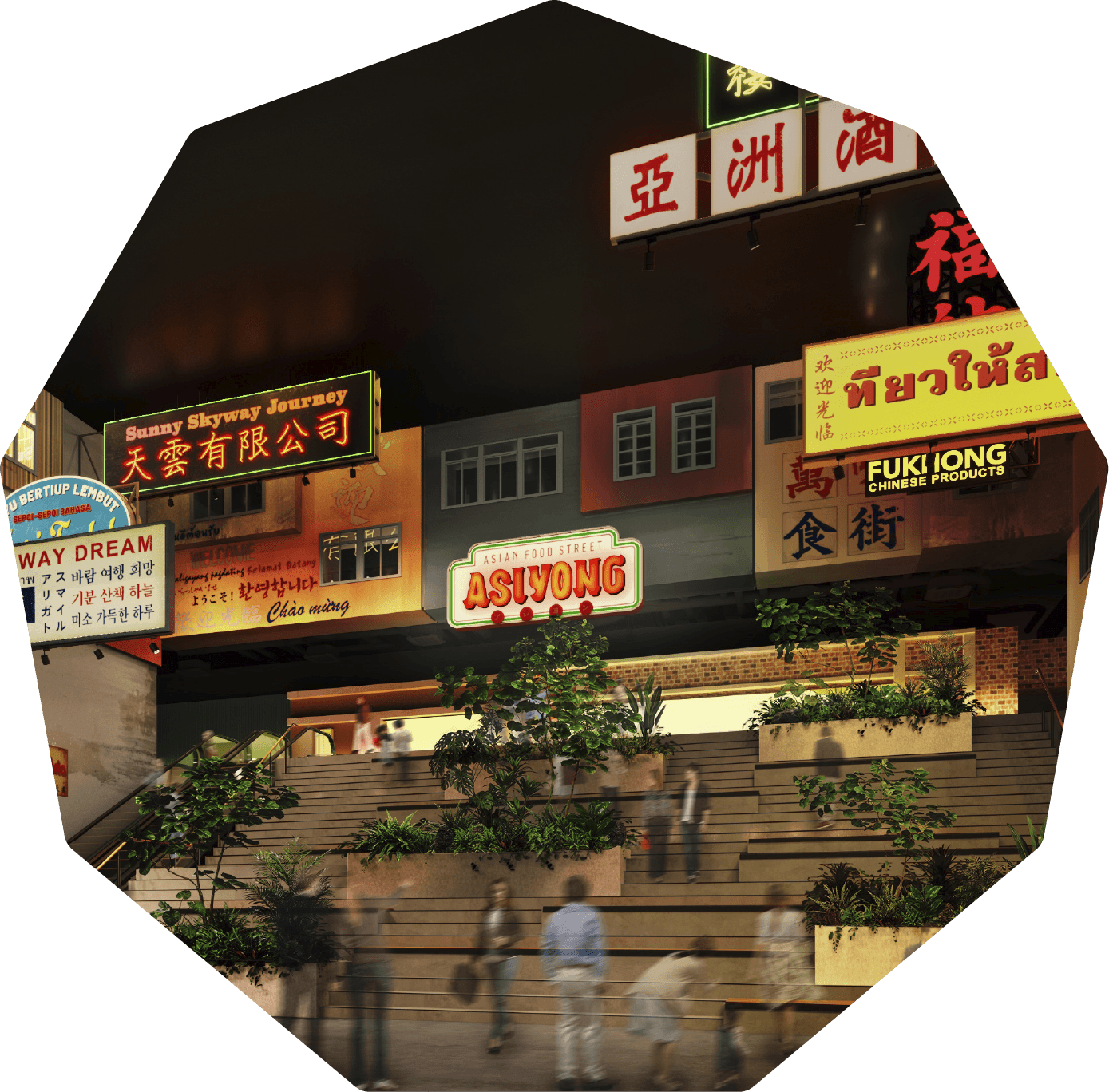 4F アジアンフードホールのイメージ
